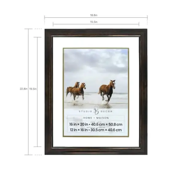 Home Bronze Frame with Double Mat by Studio D&eacute;cor&reg; {6}