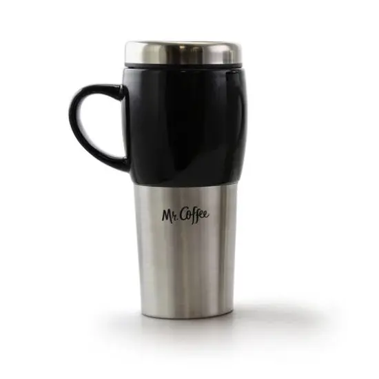 Mr. Coffee Traverse 16oz. Stainless Steel & Ceramic Travel Mugs, 3ct. {7}