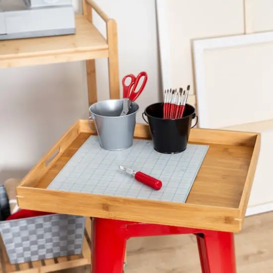 Honey Can Do Bamboo Rolling Cart {8}