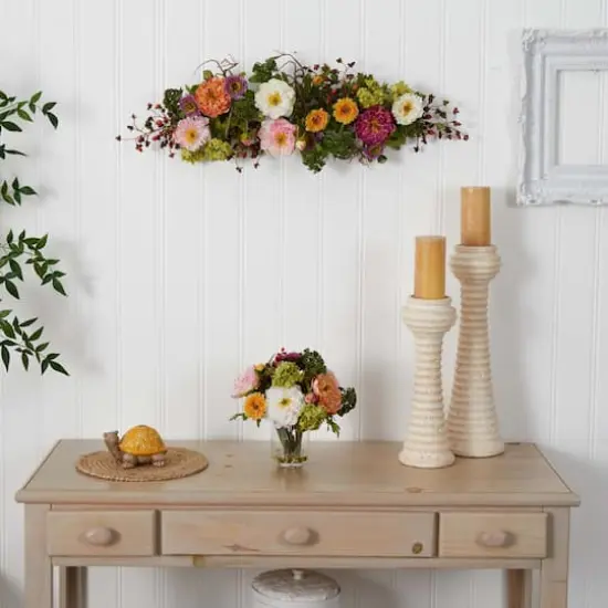 2.8ft. Mixed Peony Centerpiece Arrangement {3}