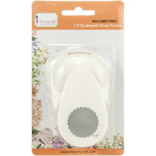 Dress My Craft&reg; 1.5" Scalloped Circle Punch {1}