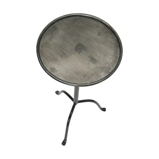 Hello Honey&reg; 28" Metal Martini Cocktail Table Black {13}