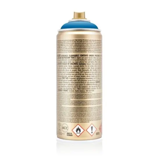 Montana&trade; Gold Acrylic Professional Spray Paint G5060 Blue Magic {7}