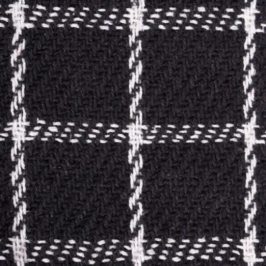 DII&reg; Black Checked Plaid Throw {4}