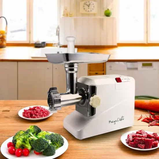 MegaChef 1800 Watt High Quality Automatic Meat Grinder {3}