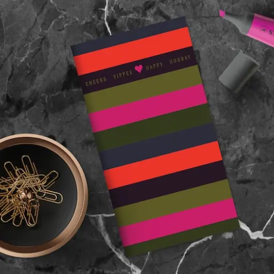 TF Publishing Stripes Perpetual Birthday & Celebration Pocket Book {5}