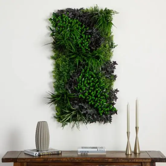 20" x 40" Borneo Jungle Artificial Living Wall Panel {8}
