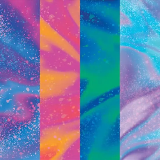 Cricut&reg; Infusible Ink&trade; Transfer Sheet Patterns, Rainbow Watercolor Splash {3}