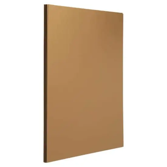 JAM Paper 2-Sided Foil 8.5" x 11" 24lb. Paper, 50 Sheets Gold {7}