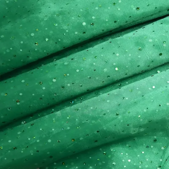Feldman Green Dots Organza {1}