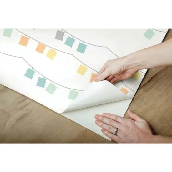 RoomMates Lanterns Peel & Stick Wallpaper Pastel {7}