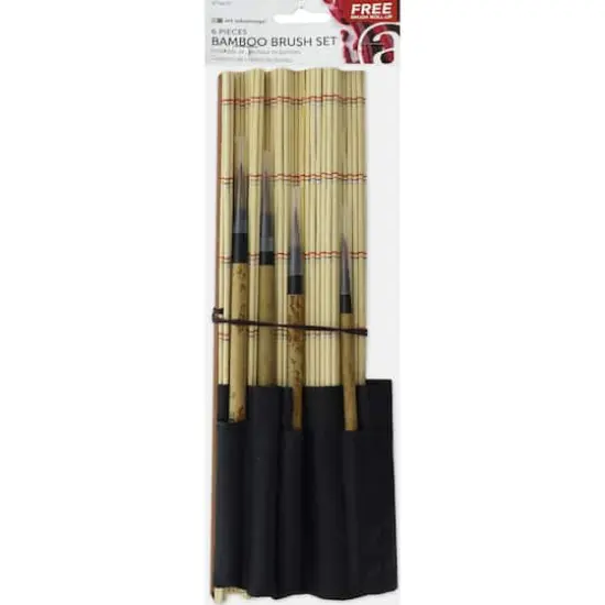 Art Advantage&reg; Bamboo 6 Piece Brush Set {1}