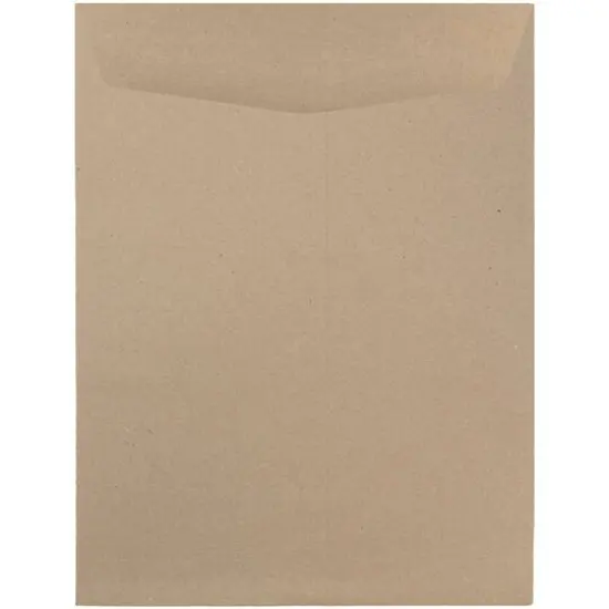 JAM Paper 9" x 12" Brown Kraft Open End Catalog Premium Envelopes {1}