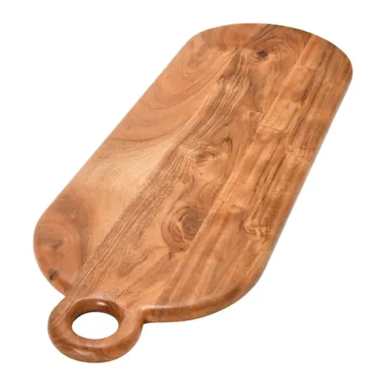 Hello Honey&reg; Acacia Wood Cutting Board with Handle {3}