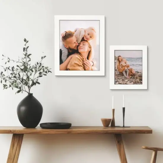 Home 8" x 10" White Flat Frame by Studio D&eacute;cor&reg; {3}