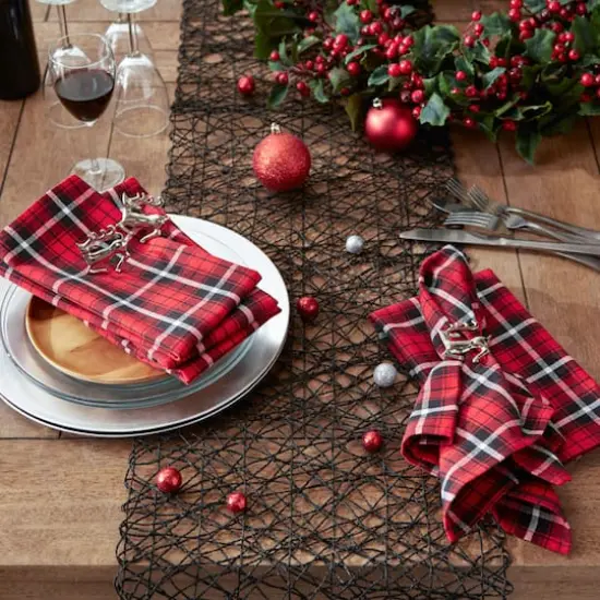 DII&reg; Glad Tidings Plaid Napkin Set, 6ct. {5}