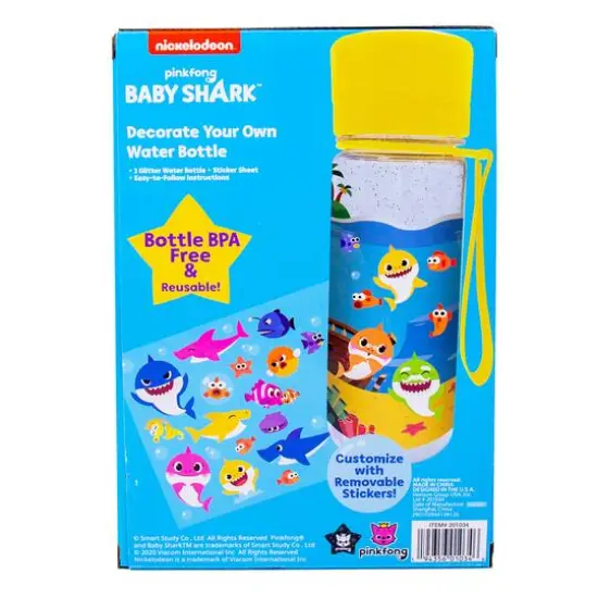 Baby Shark&trade; Decorate Your Own Water Bottle Kit {7}