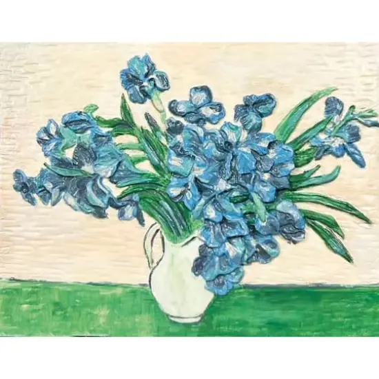 Irises in Vase Relief Painting Kit by Artist's Loft&reg; {1}