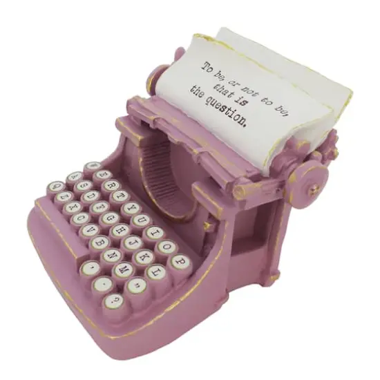 6.5" Decorative Typewriter Accent by Ashland&reg; Pink {3}