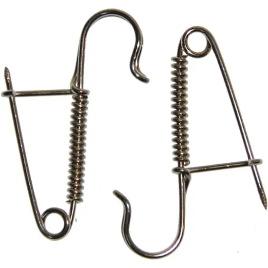 Lacis Silver Knitting Pin Pair {3}