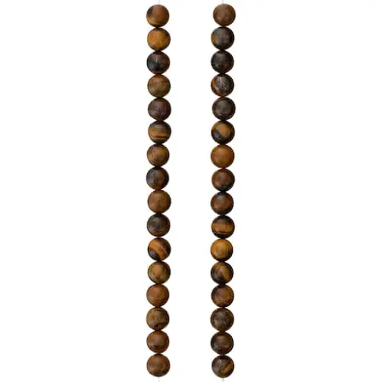 Tiger Eye Round Beads, 8mm by Bead Landing&trade; {4}