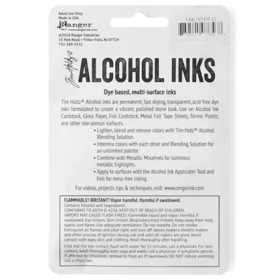 Tim Holtz&reg; Granite 3 Color Alcohol Ink Set {4}