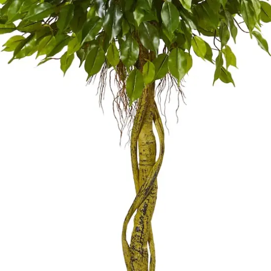 6ft. UV Resistant Ficus Artificial Topiary Tree {4}