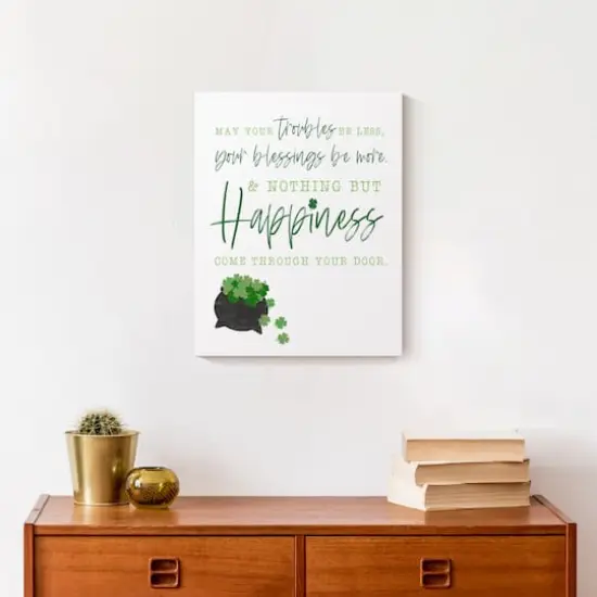 Simple Irish Blessing Canvas 11" x 14" Canvas Wall Art {5}