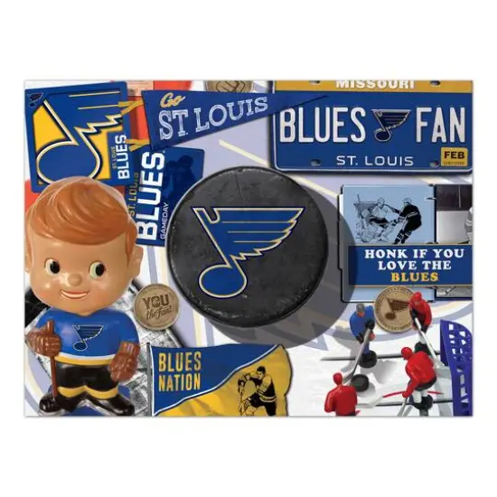 National Hockey League Retro Series 500 Piece Puzzle StLouis Blues {4}