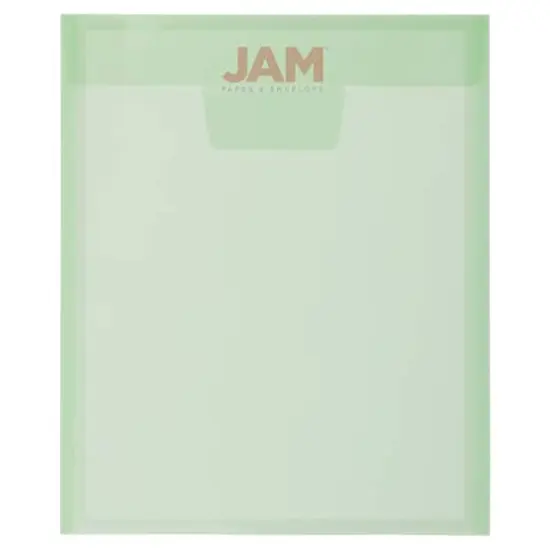 JAM Paper Assorted Plastic Tuck Flap Closure 9.875" x 11.75" Envelopes, 6ct. {4}