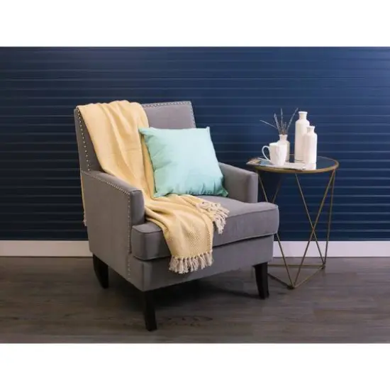 DII&reg; Marigold Handloom Chevron Throw {3}