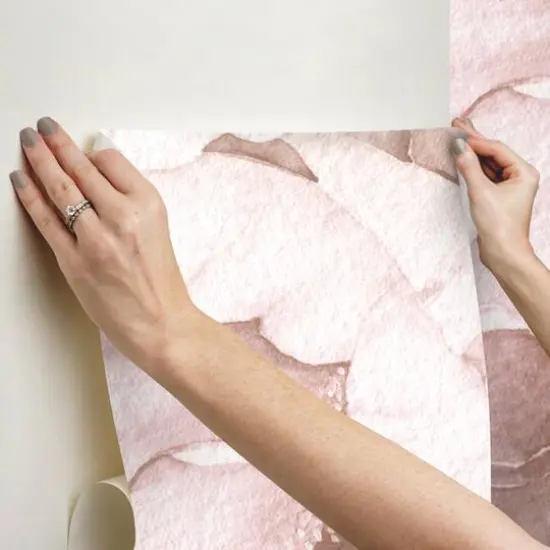 RoomMates Mr. Kate Watercolor Floral Peel & Stick Wallpaper Mural {7}