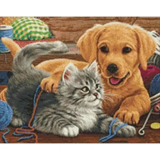 Wizardi True Friends Diamond Painting Kit {1}