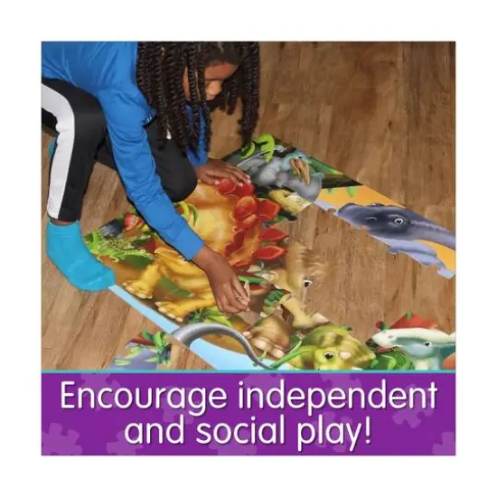 Jumbo Floor Puzzle - Dinosaurs: 50 Pcs {9}