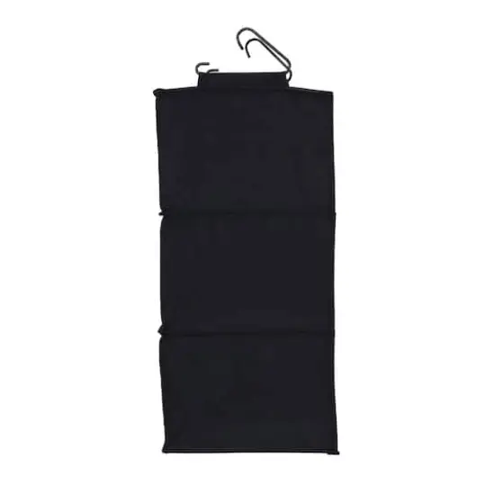 Household Essentials 3 Shelf Hanging Closet Organizer Black {6}