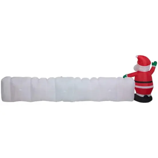 11.5ft. Airblown&reg; Inflatable Christmas Santa & Ho! Ho! Ho! Sign {4}