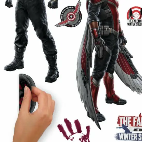 RoomMates Marvel Falcon & The Winter Soldier Peel & Stick Wall Decals {5}