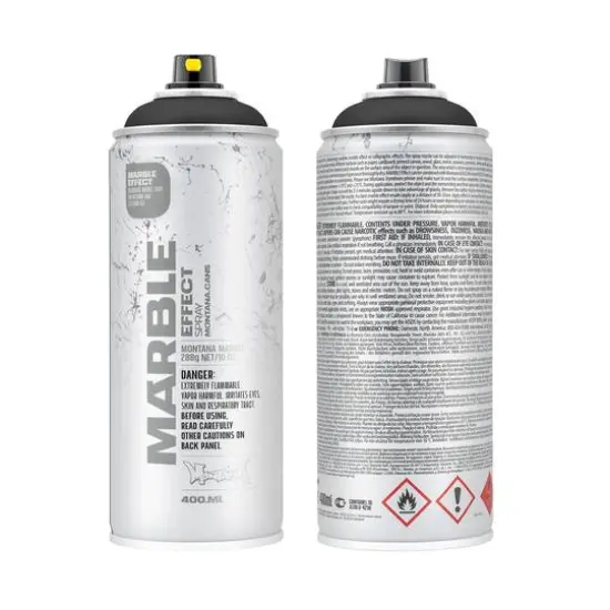 Montana&trade; Cans Marble Effect Spray Paint, 400mL Gray {2}