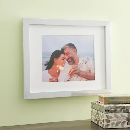 Silver Belmont Frame with Mat by Studio D&eacute;cor&reg; {3}