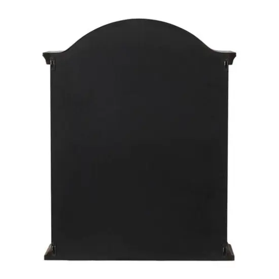 Black Traditional Wall Shelf, 22" x 8" x 28" {7}