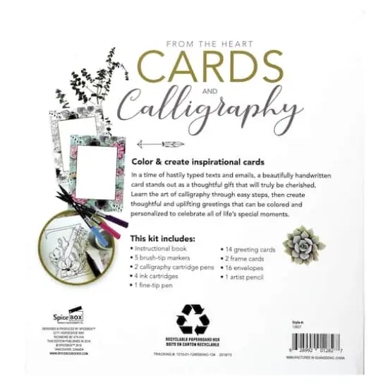 SpiceBox Sketch Plus Cards & Calligraphy Kit  {4}