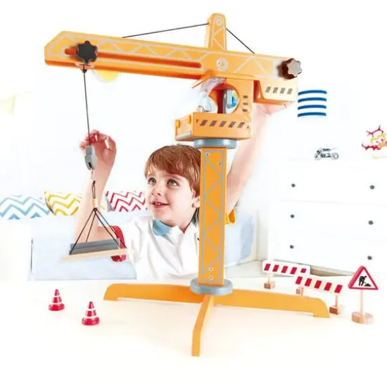 Hape Playscapes Crane Lift Playset {3}