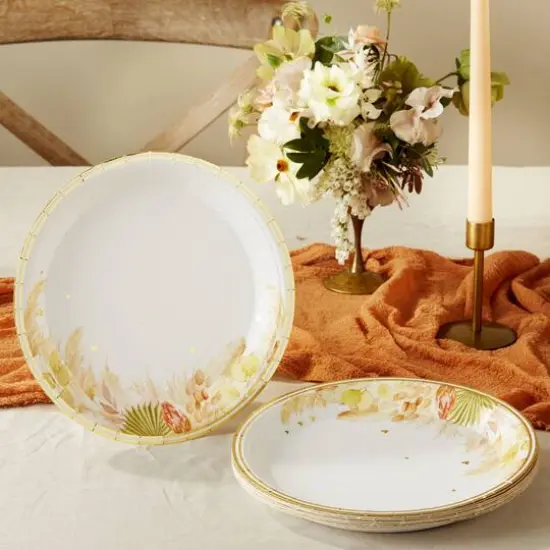 Kate Aspen 9" Boho Premium Paper Plates Set, 16ct. {3}