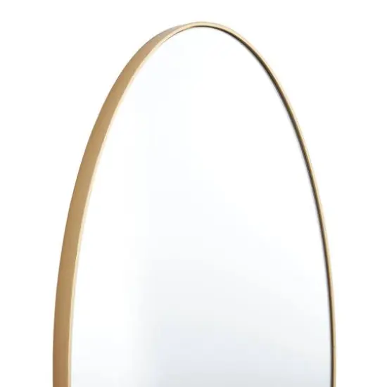Gold Contemporary Wall Mirror, 18" x 1" x 32" {4}