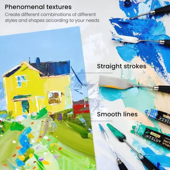 Arteza&reg; 8 Piece Palette Knives Set {7}