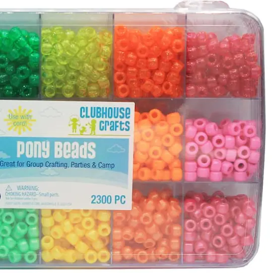Sulyn&reg; Clubhouse Crafts 2300 Piece Pony Bead Box {4}