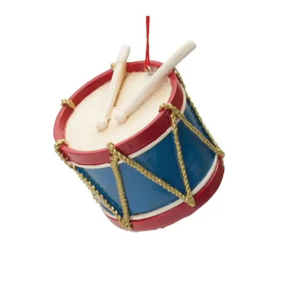 Toy Drum & Top Spinner Ornament Set {4}