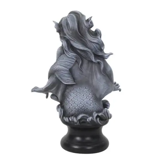 10.25" Gray Mermaid Bust Tabletop D&eacute;cor by Ashland&reg; {3}