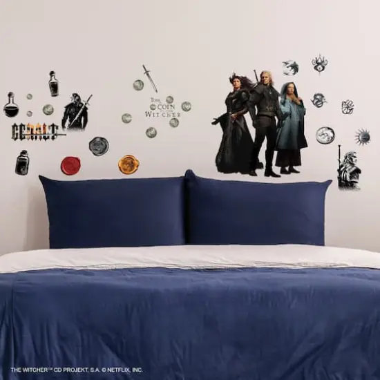 RoomMates The Witcher Characters Peel & Stick Wall Decals {4}