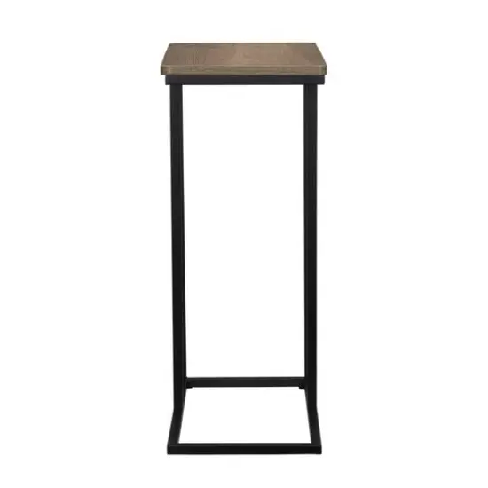 Household Essentials 25" Jamestown C-Shaped End Table Ashwood {12}